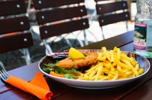 Blickwinkel_Schnitzel_Pommes